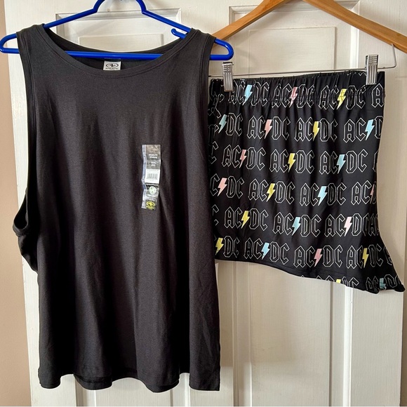 Women’s AC / DC  Sleepshorts w/ Top 2x - Picture 1 of 6